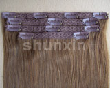 Clip in hair 18inch,#8